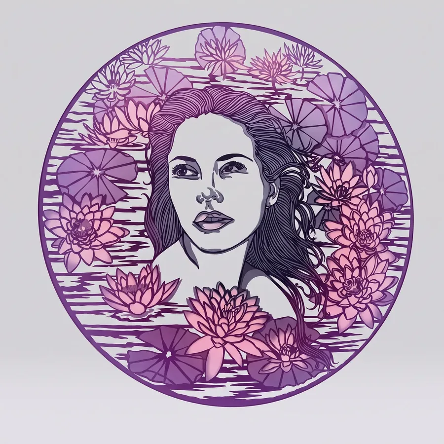 Plate LIX from Alluring Cyborg Series, a glass artwork by Trish Duggan