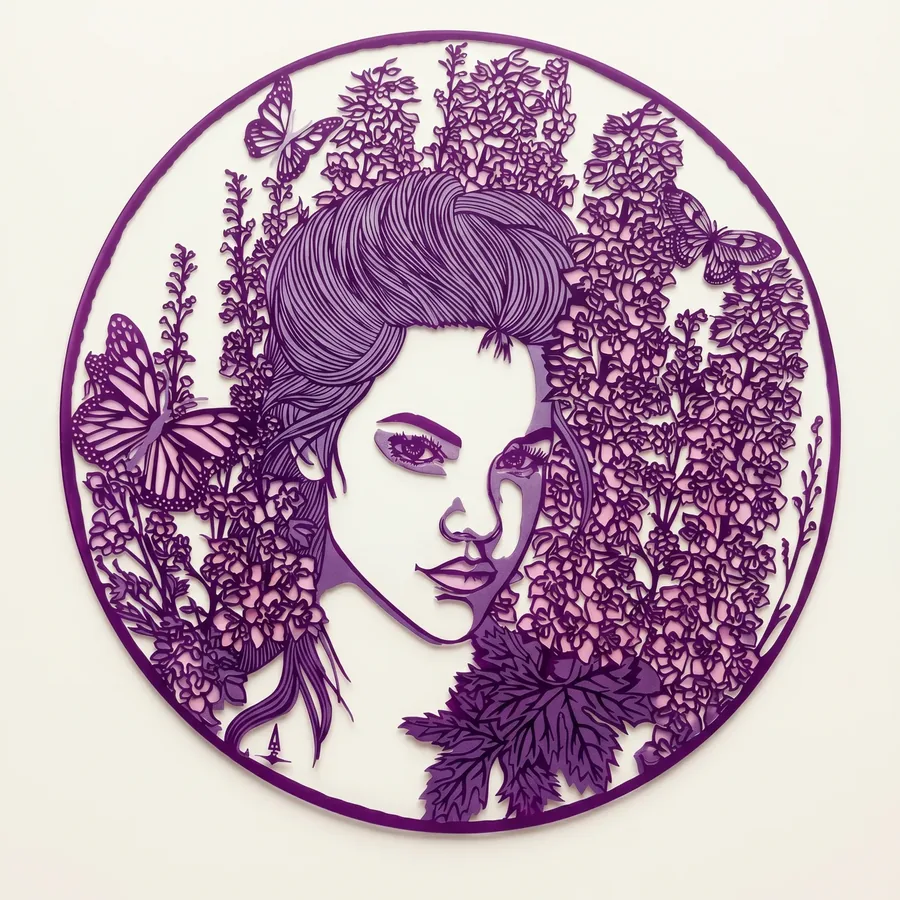 Plate LXVI from Alluring Cyborg Series, a glass artwork by Trish Duggan