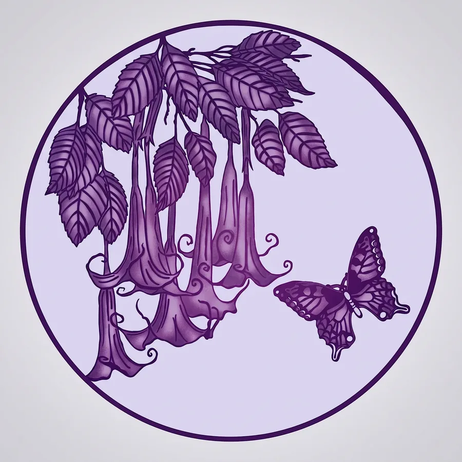 Plate XIII from Compassion, a glass artwork by Trish Duggan