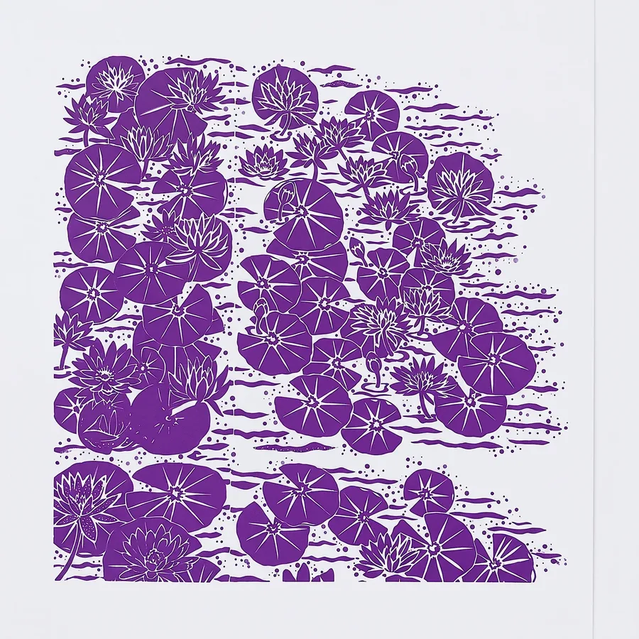 Plate XVI from Compassion, a glass artwork by Trish Duggan