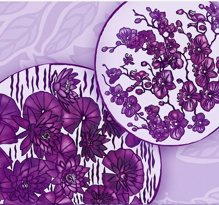 Plate XXXII from Compassion, a glass artwork by Trish Duggan