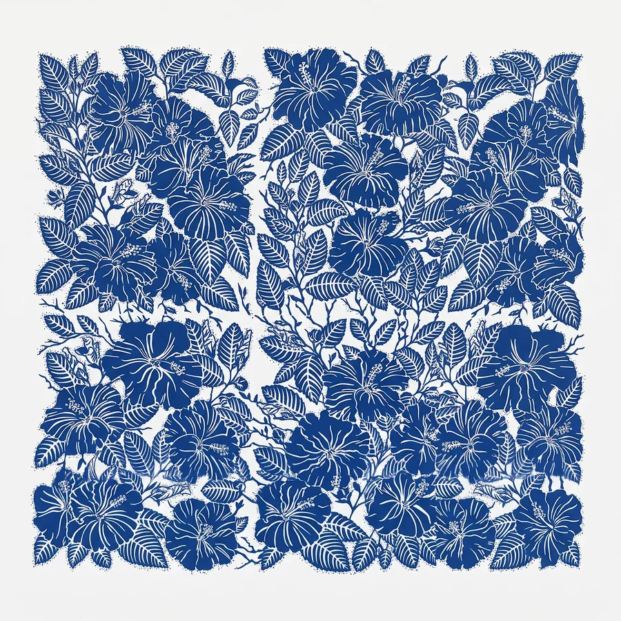 Plate XIII from The Beauty of Blue, a glass artwork by Trish Duggan