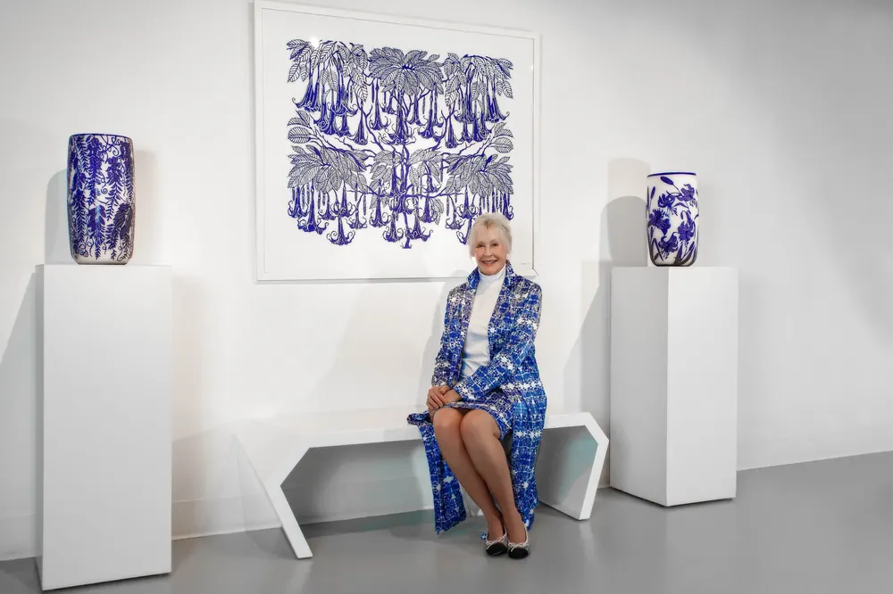 Blue and White · Plate 3