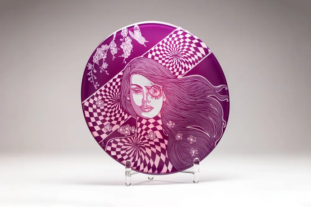 Pink Lady Rondels · Plate 4