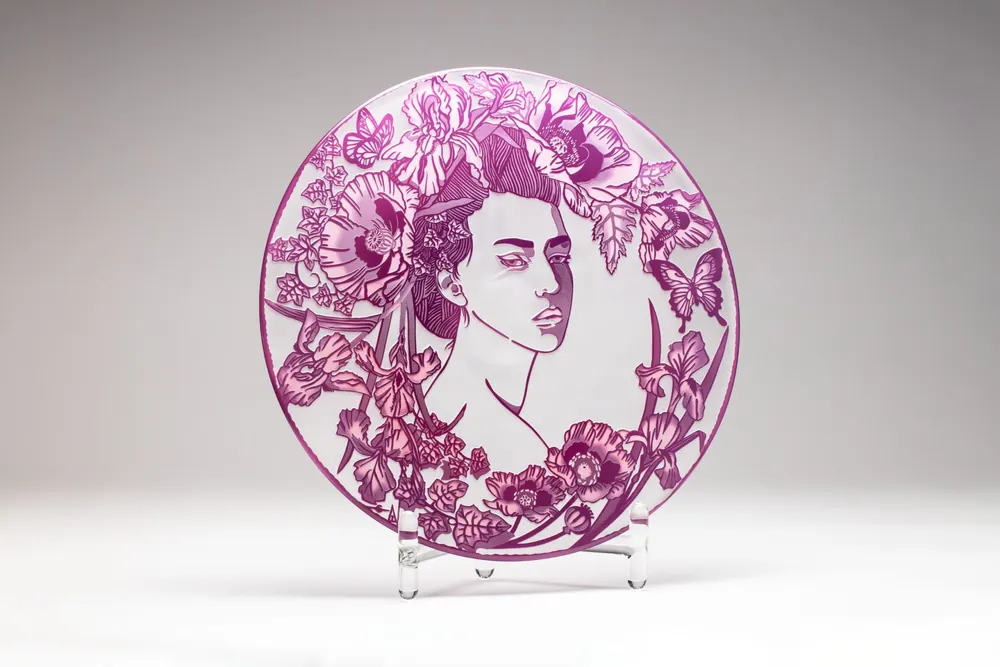 Pink Lady Rondels · Plate 10