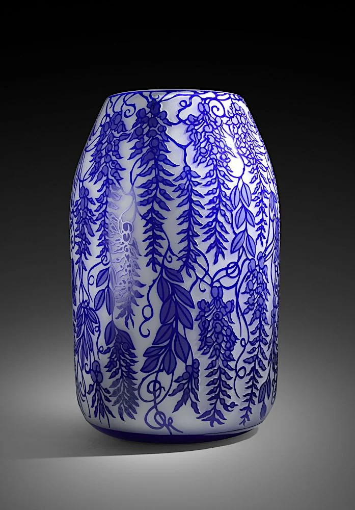 Blue and White