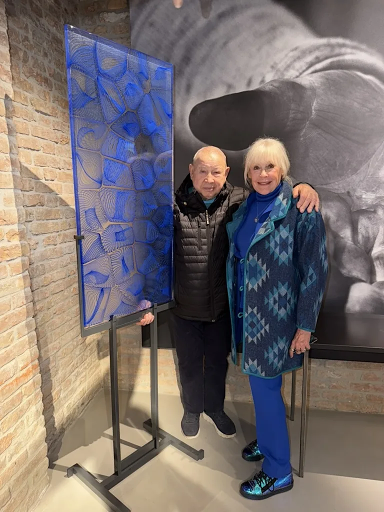 Trish Duggan with Lino Tagliapietra