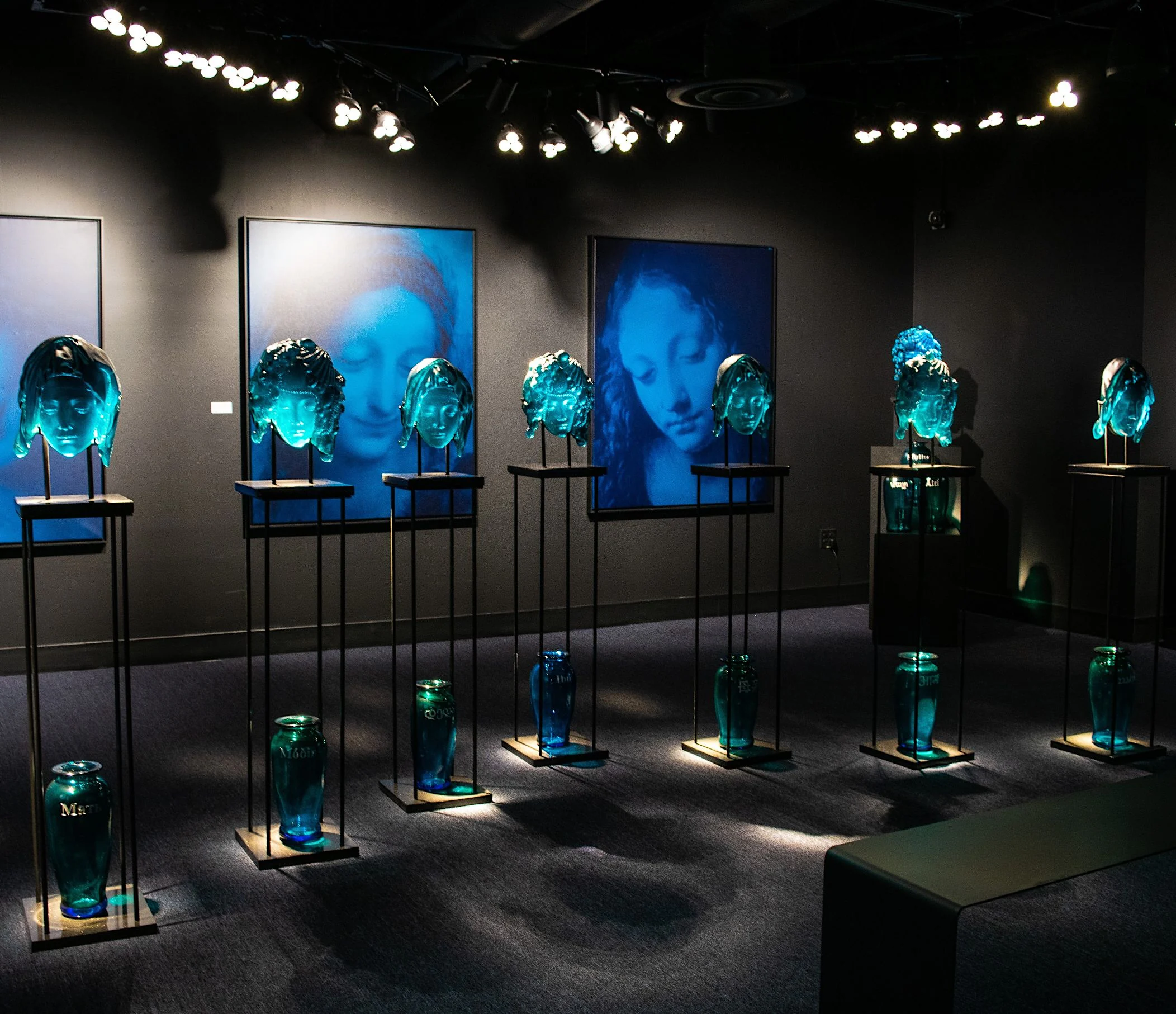 Contemporary glass art exhibition